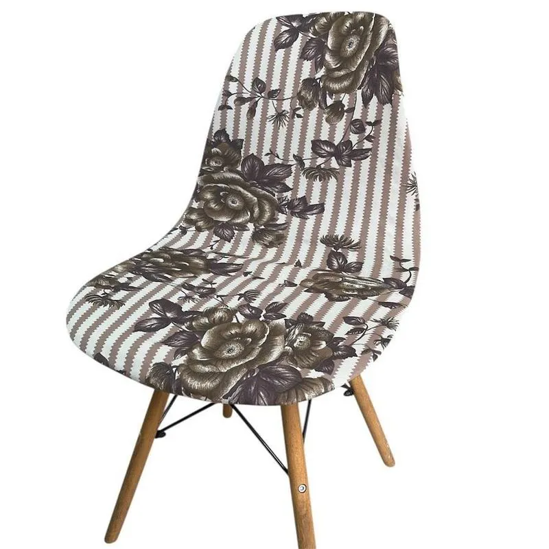 Capa Cadeira Charles Eames Eiffel Pé Palito 1 Peça Malha