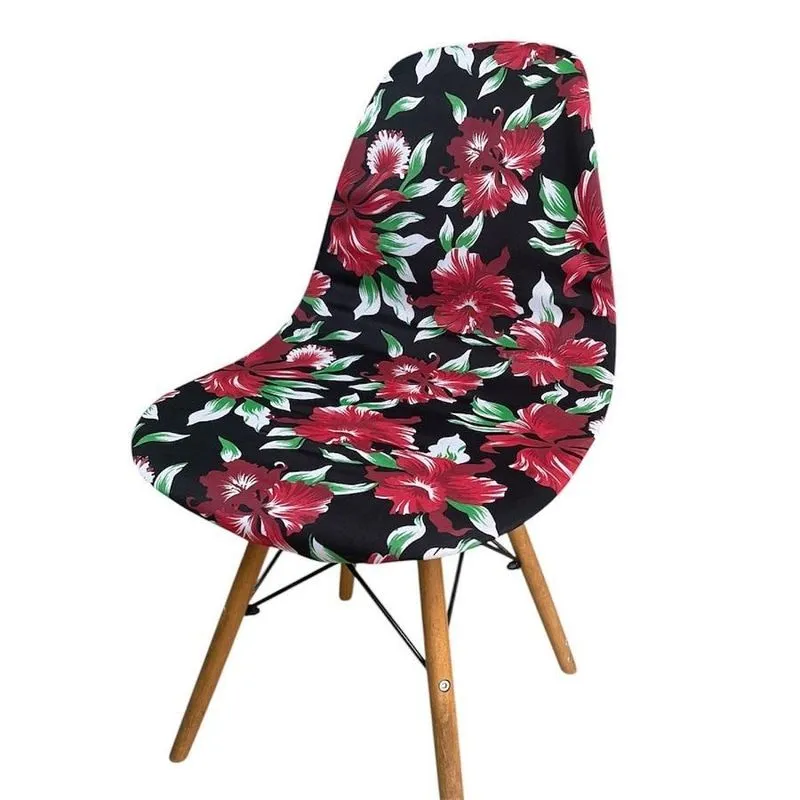 Capa Cadeira Charles Eames Eiffel Pé Palito 1 Peça Malha