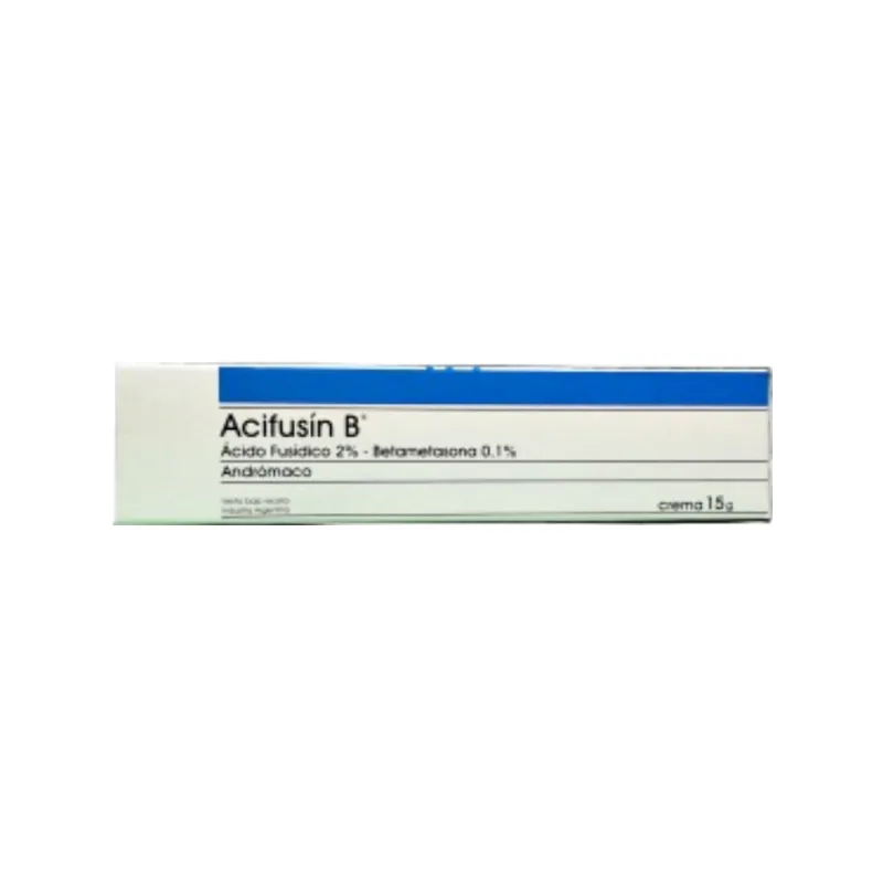 Acifusin B Fusídico, C. + Betametasona Crema x 15 g