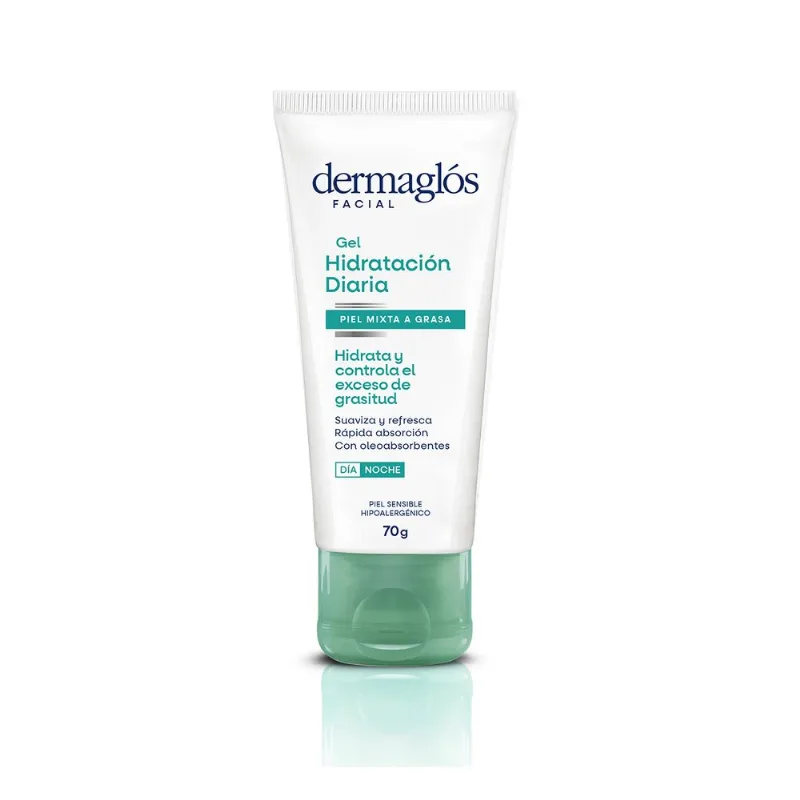 Gel Facial Dermaglós Hidratación Equilibrada x 70 g