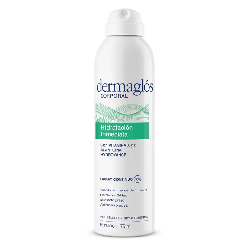 Crema Hidratante Corporal Dermaglós en Spray Fps 20 x 175 g