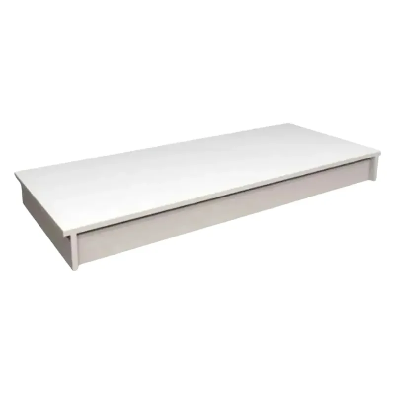 Base Tablado Para Manequim Vitrine MDF Branco 10x50x118cm