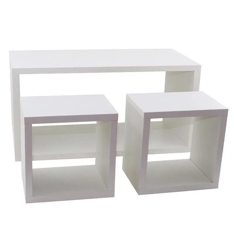 Kit 3 Nichos Tx Branco - Decor/Lavanderia/Quarto/Escritório