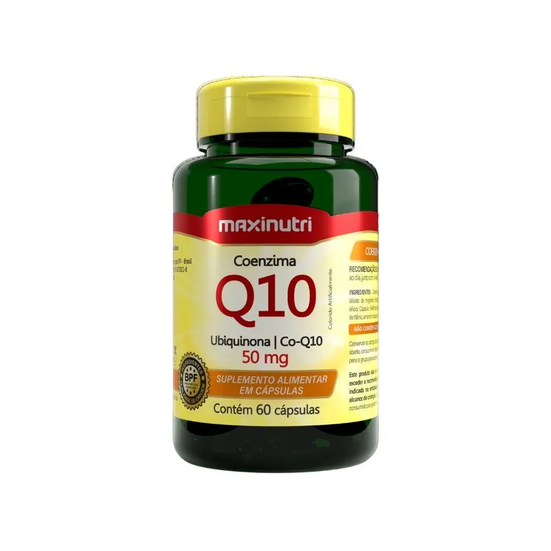 Coenzima Q10 50mg 60 Capsulas Maxinutri
