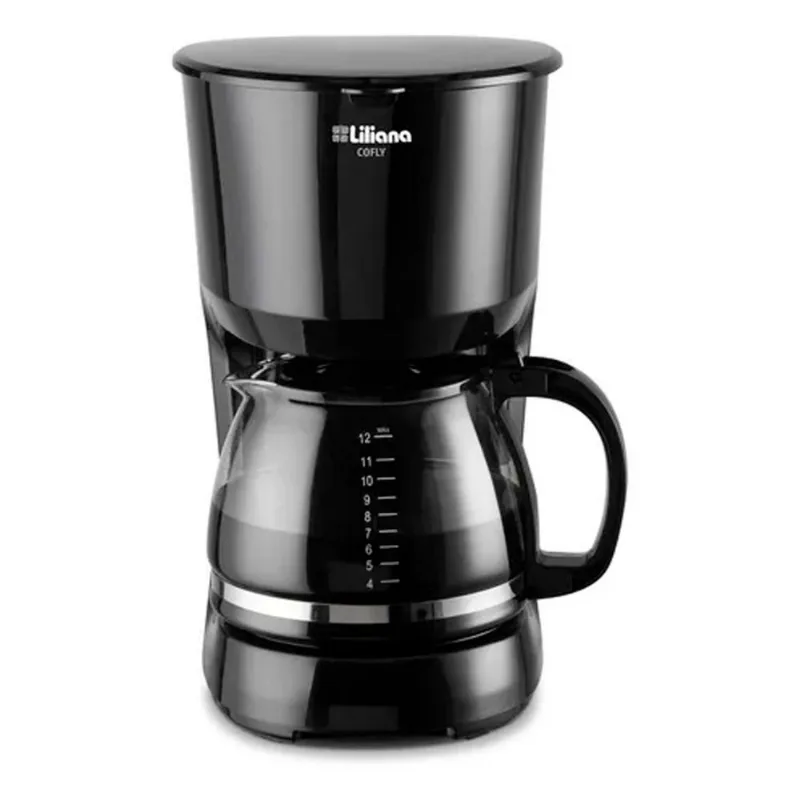 Cafetera De Filtro Electrica Liliana AC950 Cofly 1.25 Litros Color Negro