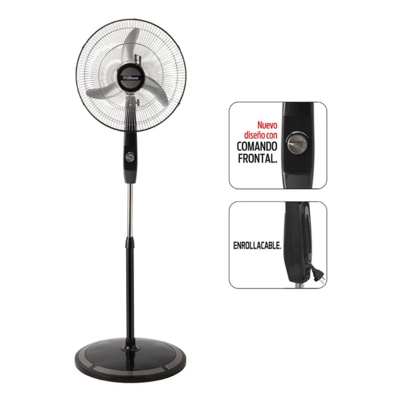 Ventilador De Pie Liliana 18 VPC18M 75w 3 Velocidades