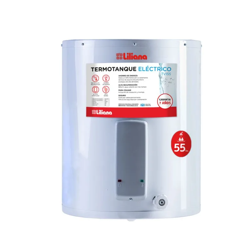 Termotanque electrico AR Liliana 55 Lts TV155