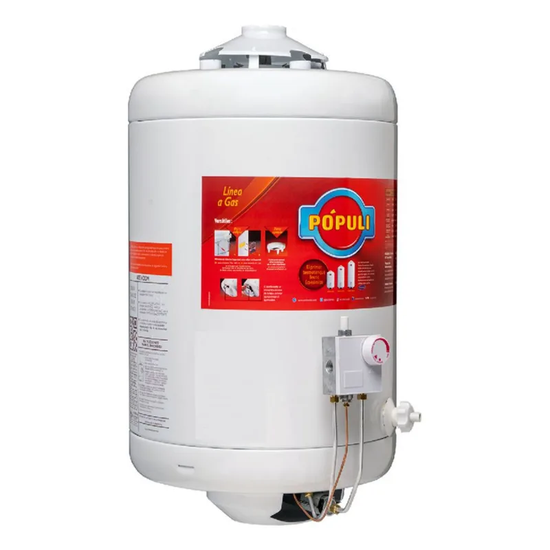 Termotanque a Gas Envasado Populi Ep53 De 51l Carga Superior