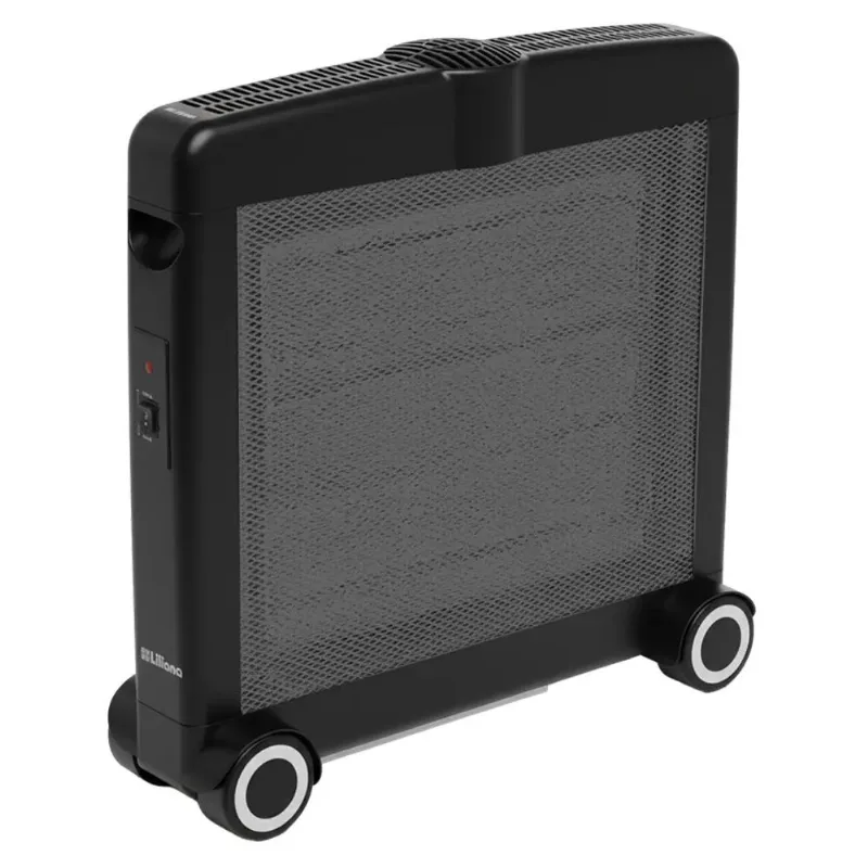 Calefactor de Mica Liliana 2000w Con Forzador Negro CFM080XM