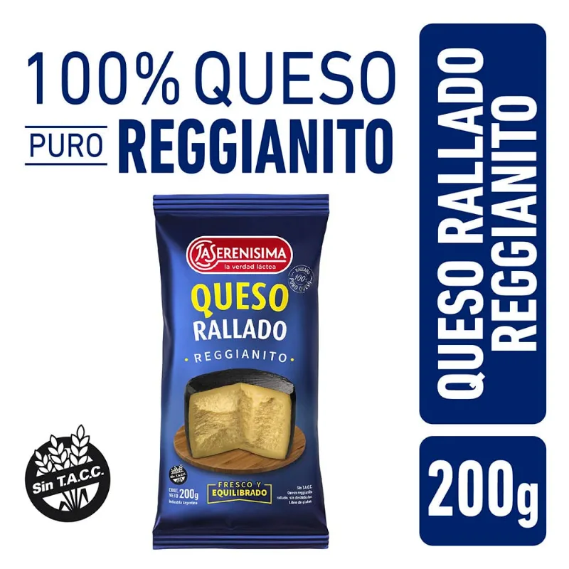 Queso Rallado La Serenisima 200 Gr