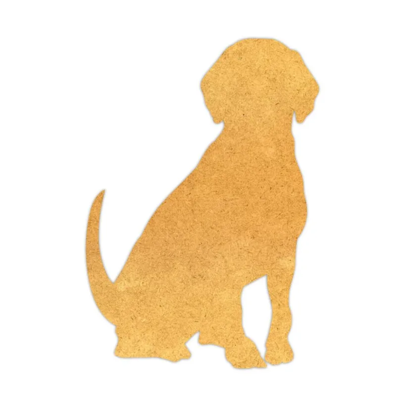 20 Apliques Mdf Cru 3mm 10 Cm Cachorro Mod01