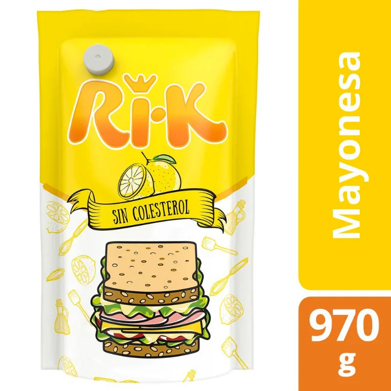 Mayonesa Ri-k Regular 970 Gr
