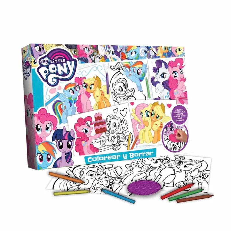 Colorear Y Borrar. My Little Ponny