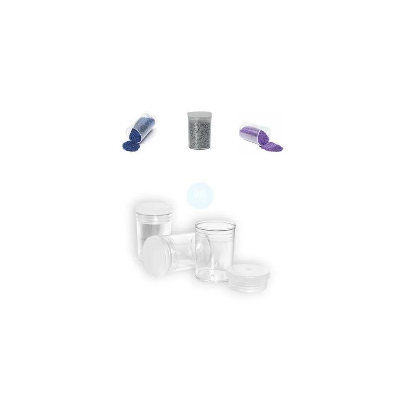Mini Pote J10 De Acrilico Para Glitter Lantejoula 10ml - 50u