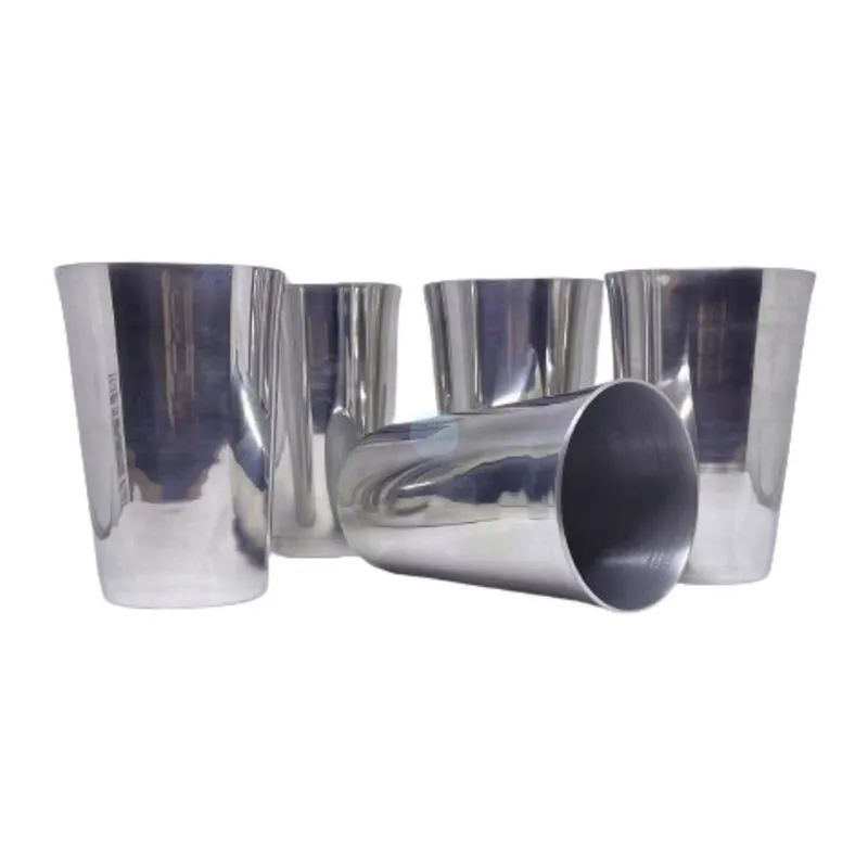Recipiente De Alumínio 300Ml Polido Resistente 1Unidade