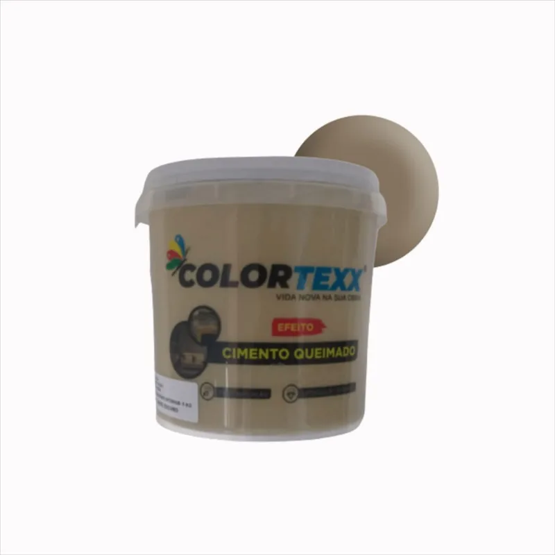 Cimento Queimado Efeito Decoração 3kg Int/ext Bege Escuro