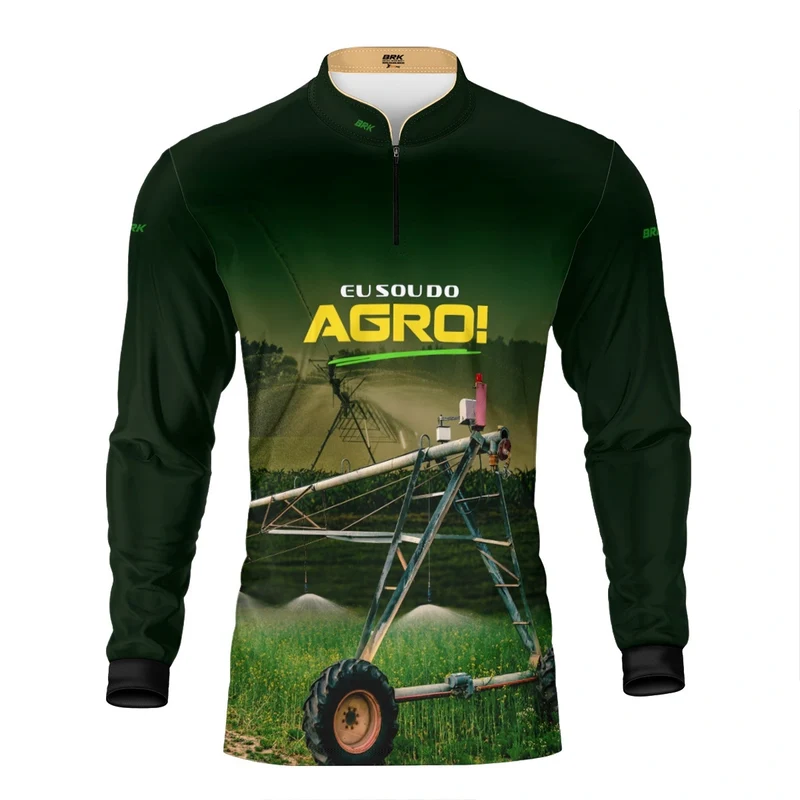 Camisa UV50 Agro Brk Eu Sou do Agro Irrigação no Campo GG