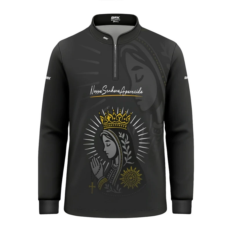 Camisa UV50 Agro Infantil Brk Nossa Senhora Aparecida 10 a 11 Anos