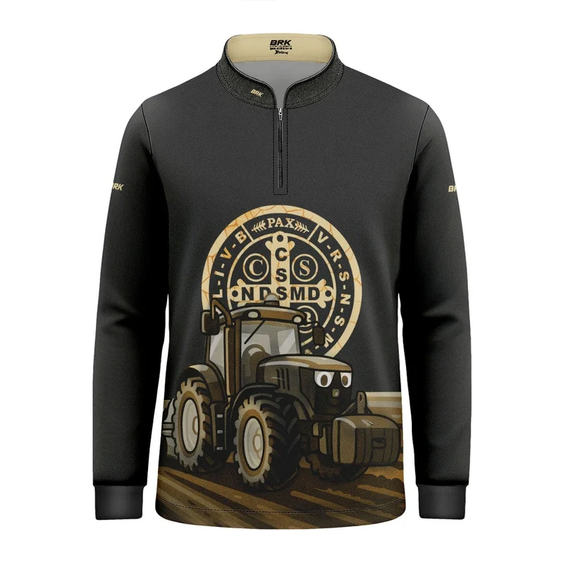 Camisa UV50 Agro Infantil Brk São Bento 12 a 13 Anos