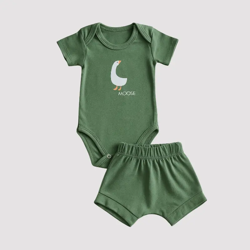 Conjunto Bebê Algodão Ganso Green 3 a 6 meses