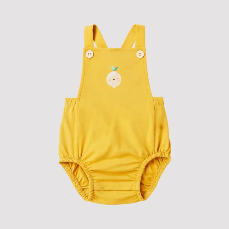 Romper Bebê Algodão Lemon Cut 6 a 9 meses