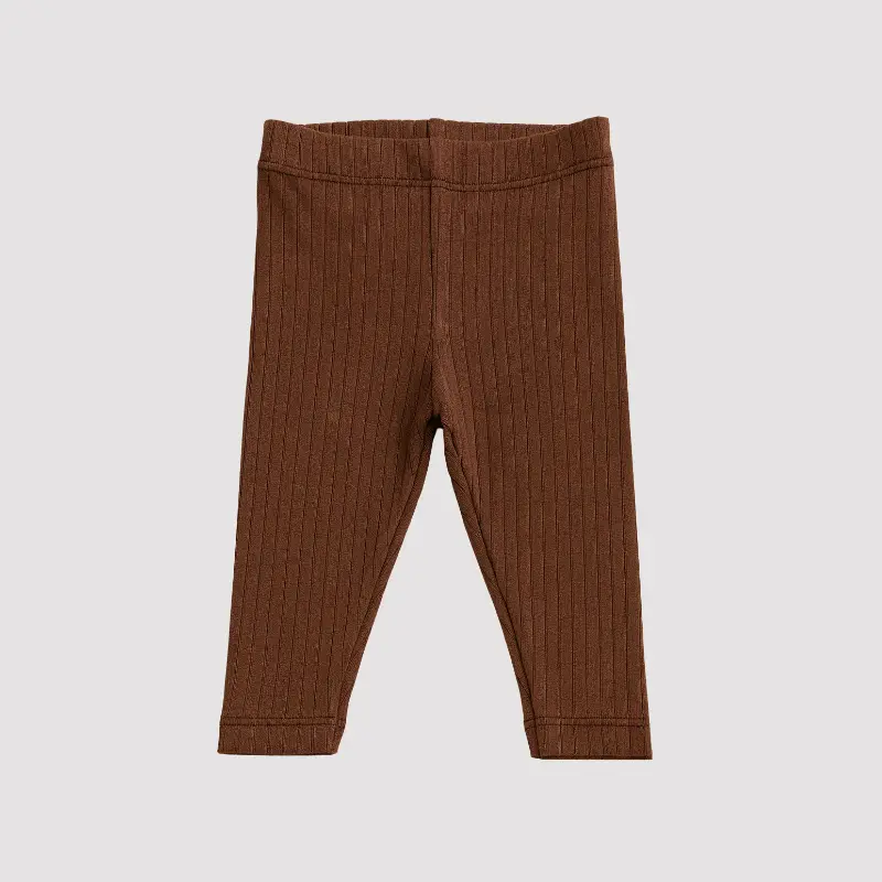 Calça Bebê Canelado Mocha 3 a 6 meses