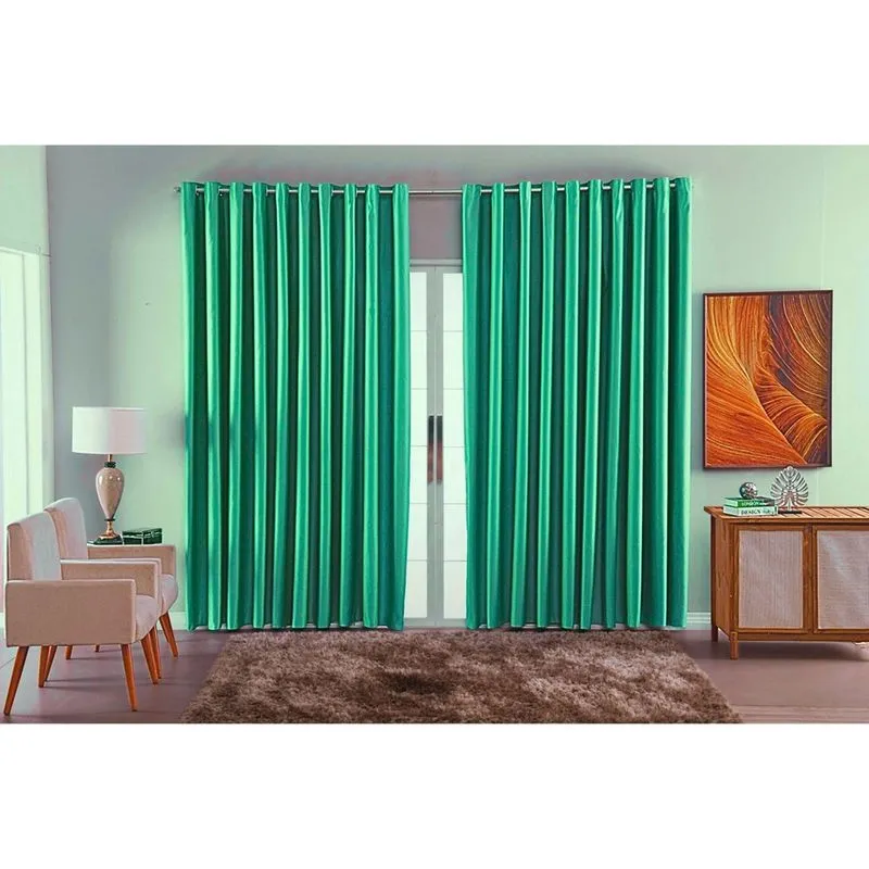 Cortina Para Sala Quarto Blackout Tecido 2,00X1,30 Ellegance