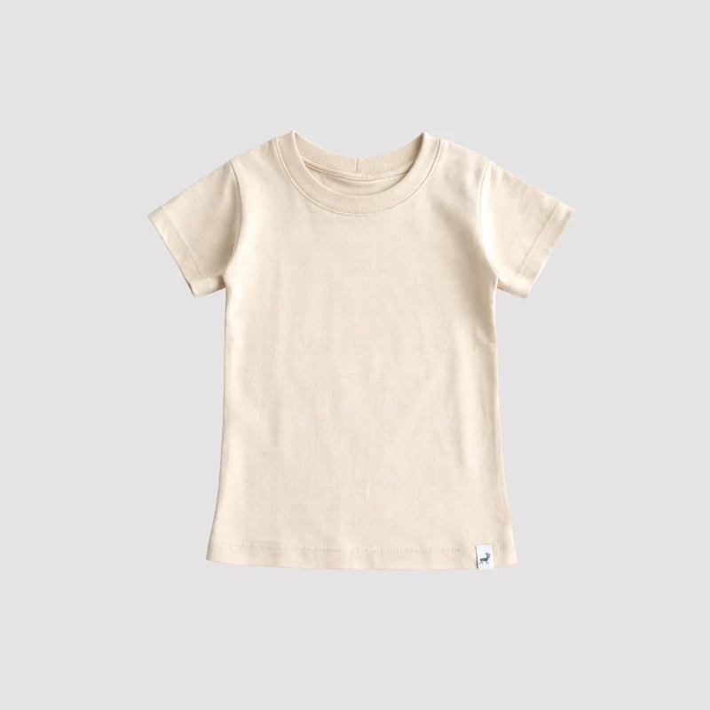 Camisa bebê Algodão Bege 9 a 12 meses