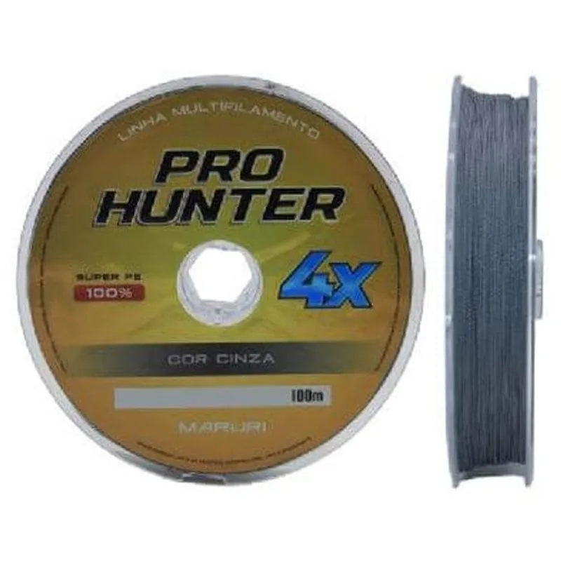 Linha Pesca Multifilamento Pro Hunter 100m 0.30mm Sup. 26kg