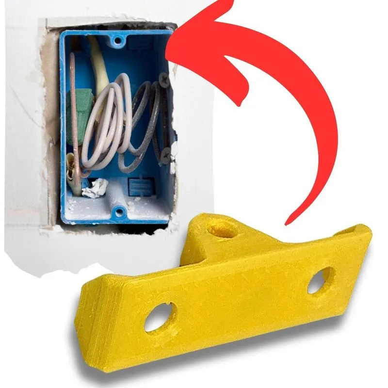 Reparo Fixador Gftech Caixa Elétrica 4x2 Fácil Instalação