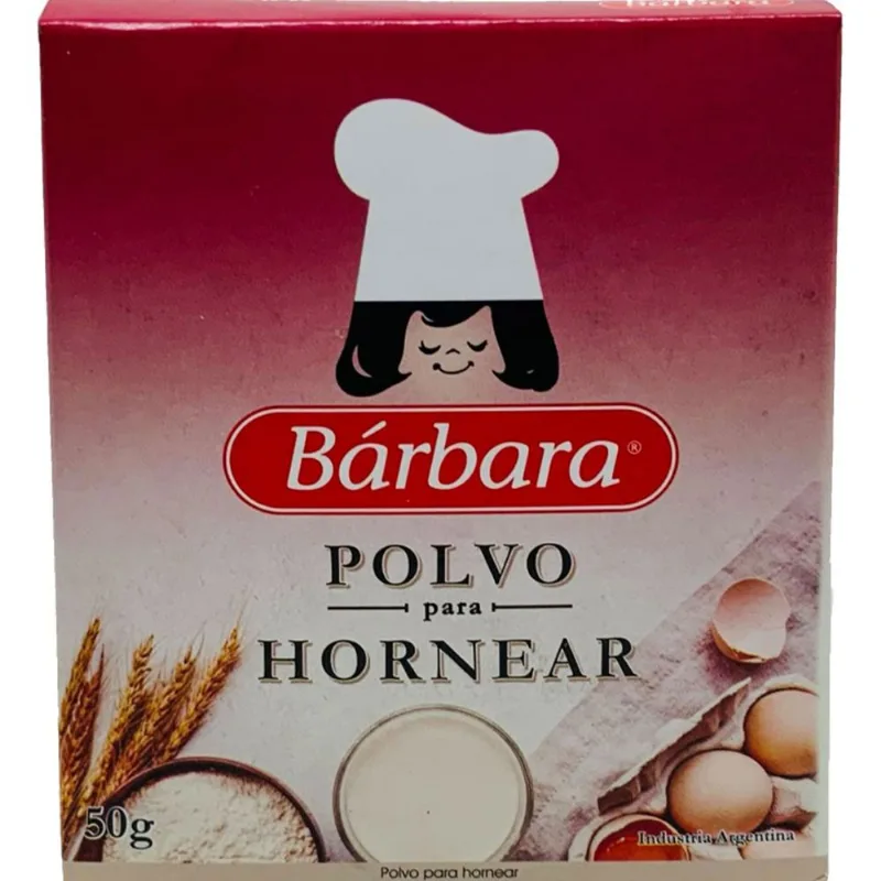 Polvo de hornear Bárbara 50 g.