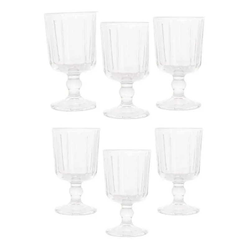 Jogo Com 6 Taças De Vidro Para Licor 50ml
