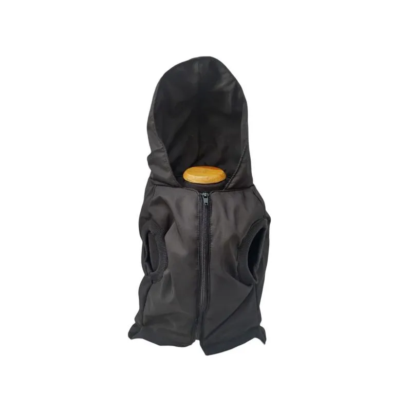 Colete Preto De Frio Pet Sport Para Cães E Gatos Tamanho 4