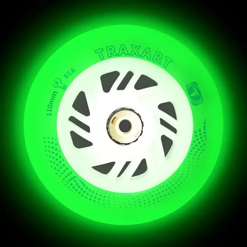 Roda Para Patins Led 110mm Patins Inline Roller Traxart (jogo)