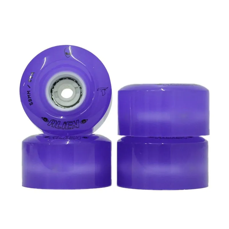 Roda Para Patins Led Patins Quad Alien 58mm X 32mm Traxart (jogo)