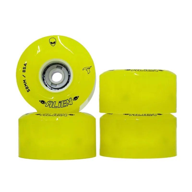 Roda Para Patins Led Patins Quad Alien 58mm X 32mm Traxart (jogo)