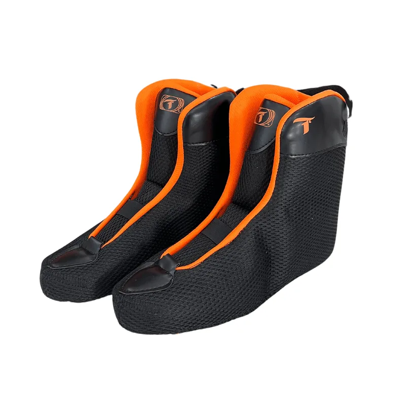 Bota Interna Para Patins - Preto C/ Laranja (par)