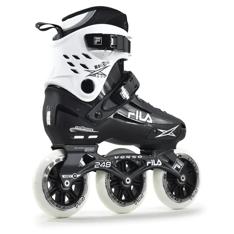 Patins Fila Branco 3 Rodas 125mm (par)