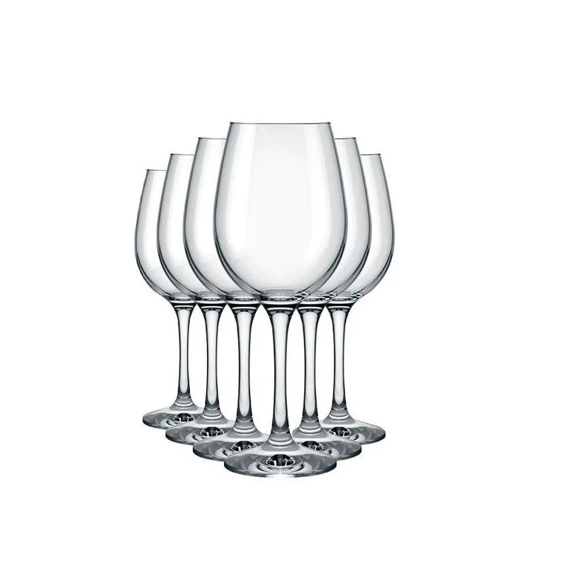 Conj. 6 Taças Pasabahce 460ml - Vinho, Água Cristal