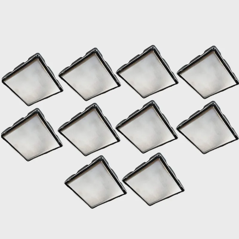 Ralo Oculto Invisivel 15x15 Anti Odor Discreto Kit 10 Uni Banheiro Cozinha Lavabo Box Banho Chao Piso Discreto Higienico Limpeza