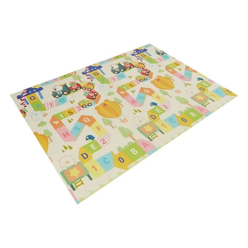 Tapete De Atividades Tatame Infantil 195x150 Dupla Face 6mm