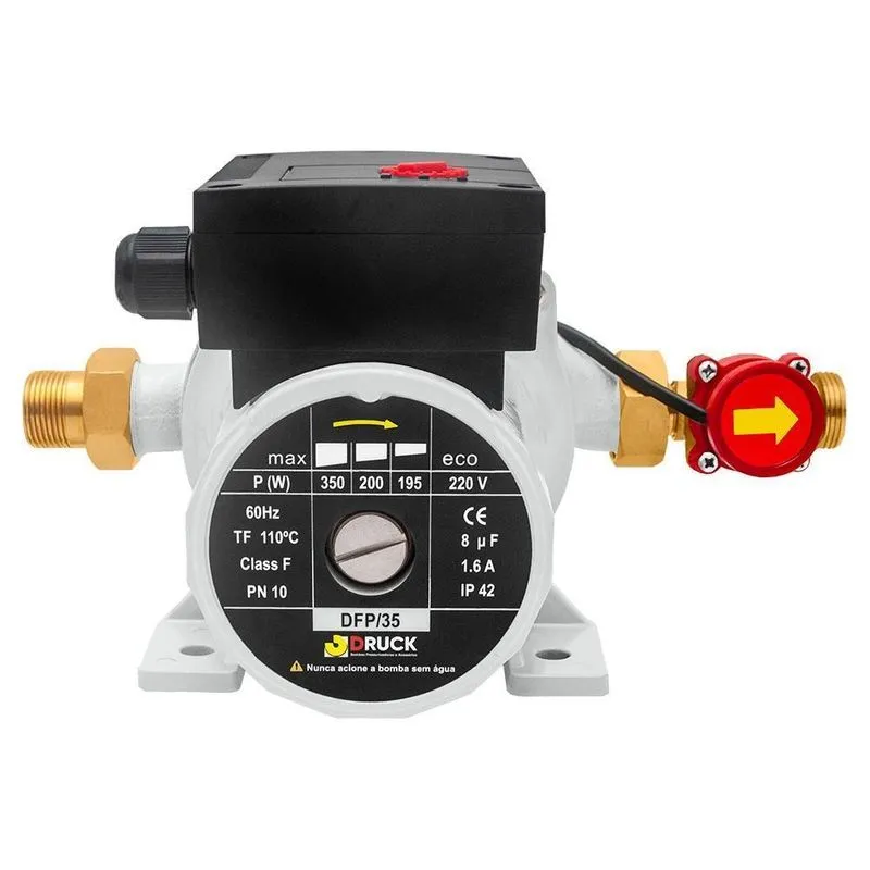 Kit Pressurização Druck 1/2cv 220v + Fluxostato 3/4 Druck