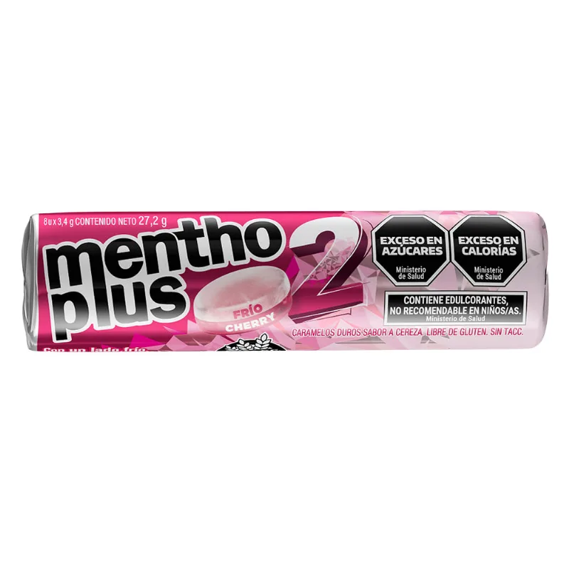 Caramelos Menthoplu Ácidos sabor Cereza x 28,8 g
