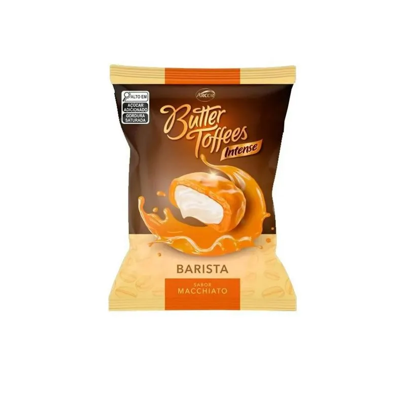 Kit 2pct Bala Butter Toffes Intense Barista Macchiato 500gr