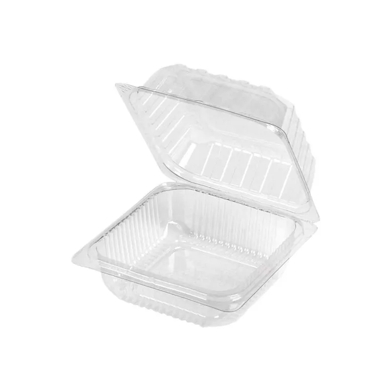 100 Pote pet quadrado Bipack Doce retangular 200ml-10x10cm