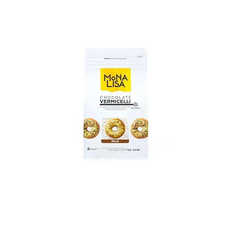 Callebaut Choco Granulado Ao Leite Monalisa Vermicelli 1kg