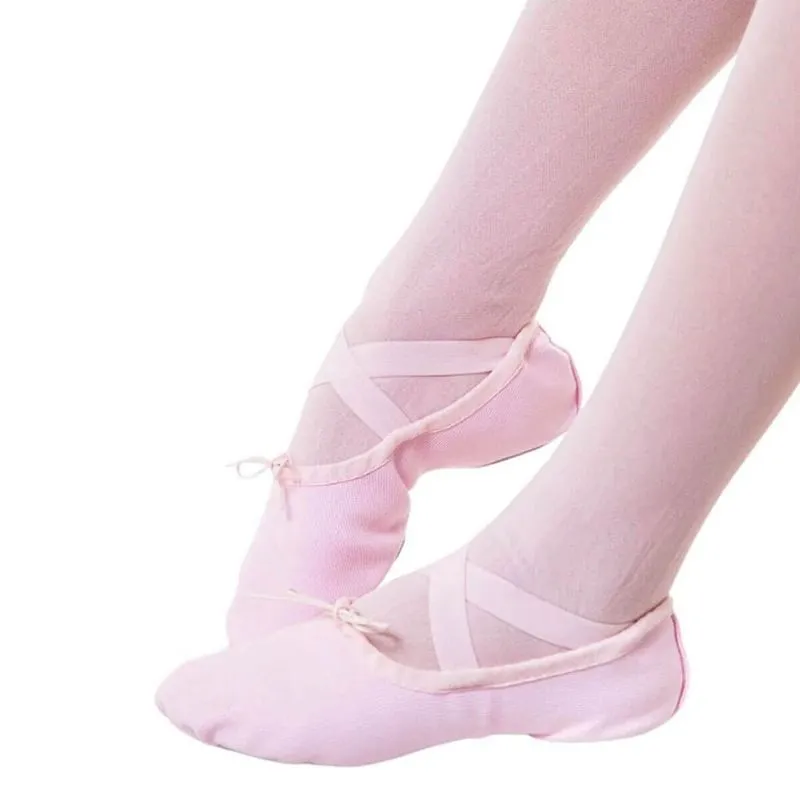 Sapatilha Meia Ponta Adulto em Lona Ballet Colombina Nº 38 Rosa Duplo Elástico