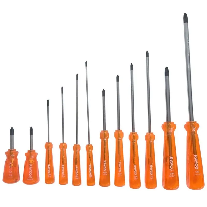 Kit Com 12 Chaves Phillips Ph0 A Ph3 Cromo Vanádio Imantada