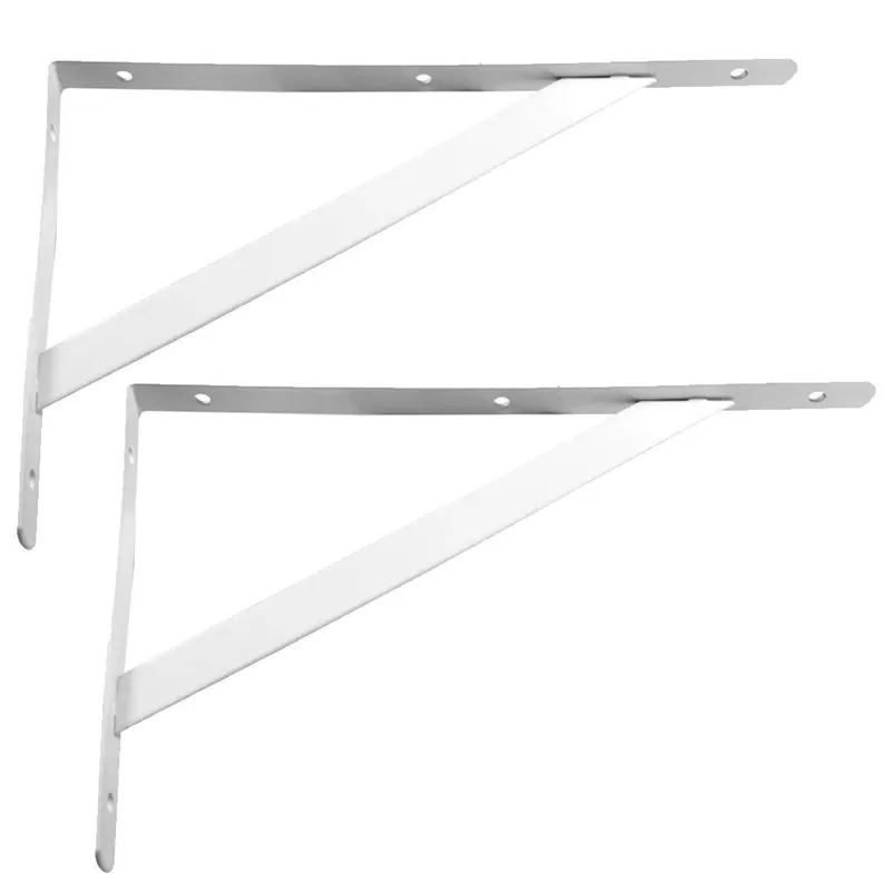 Kit 2 Cantoneiras Mão Francesa 30cm Prateleira Reforçada