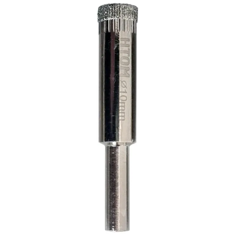 Kit 4 Serra Copo Diamantada 4 6 8 E 10mm Para Cerâmica Vidro